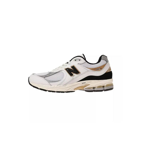 Zapatillas M2002 - Blanco/Negro/Oro
