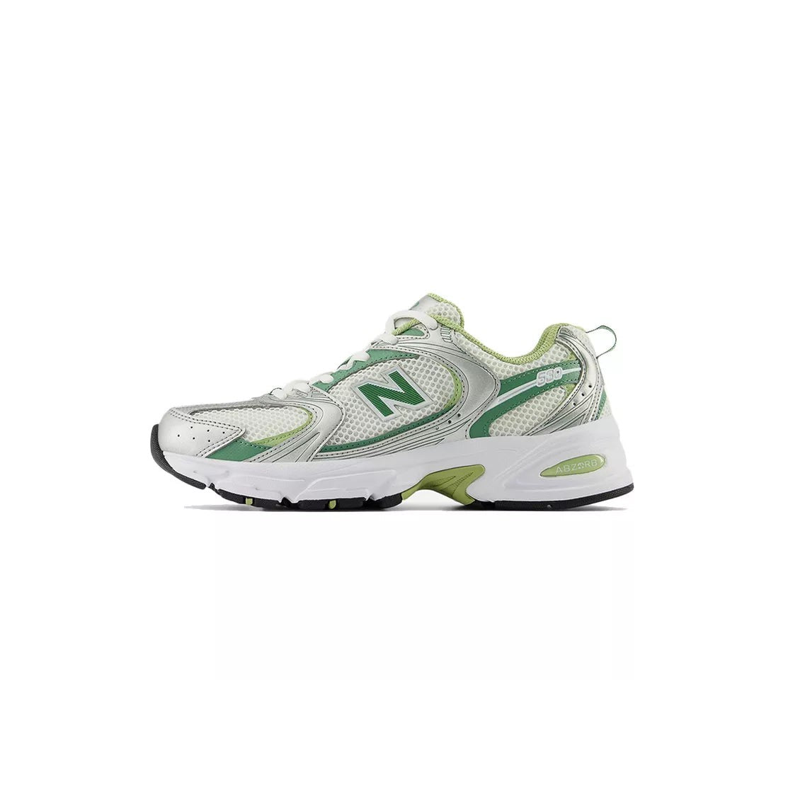 Mr530 Sneakers - White, Silver, Green, Black