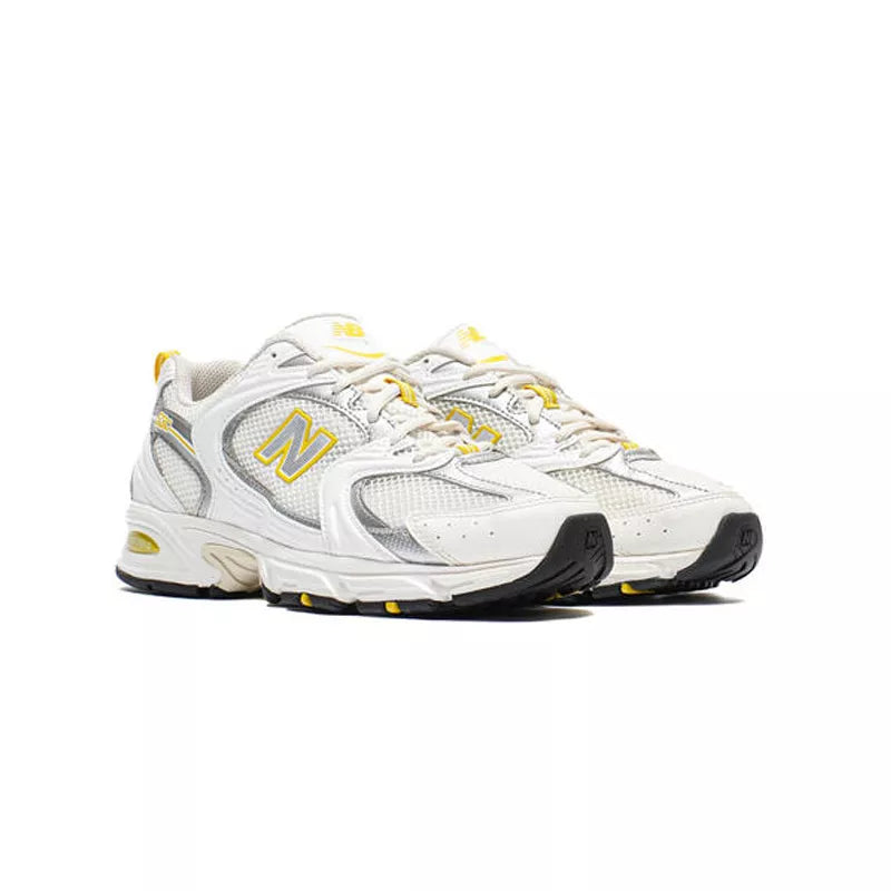 Baskets Mr530 - Blanc, Jaune, Gris