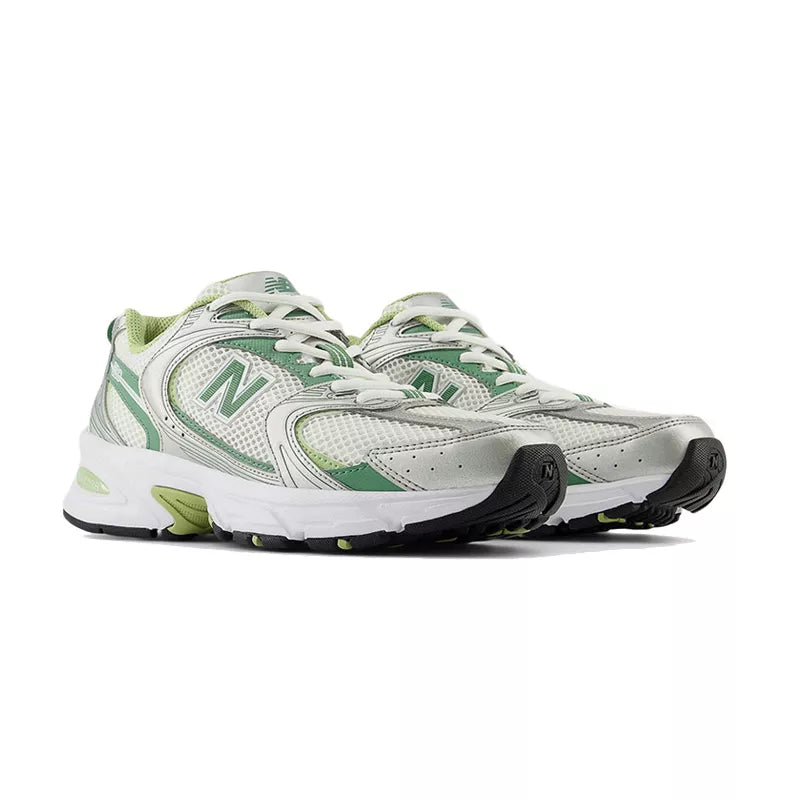 Baskets Mr530 - Blanc, Argent, Vert, Noir