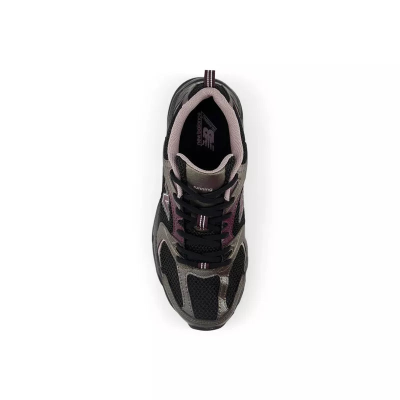 Zapatillas Mr530 - Negro/Negro Metalizado/Marrón Ciruela