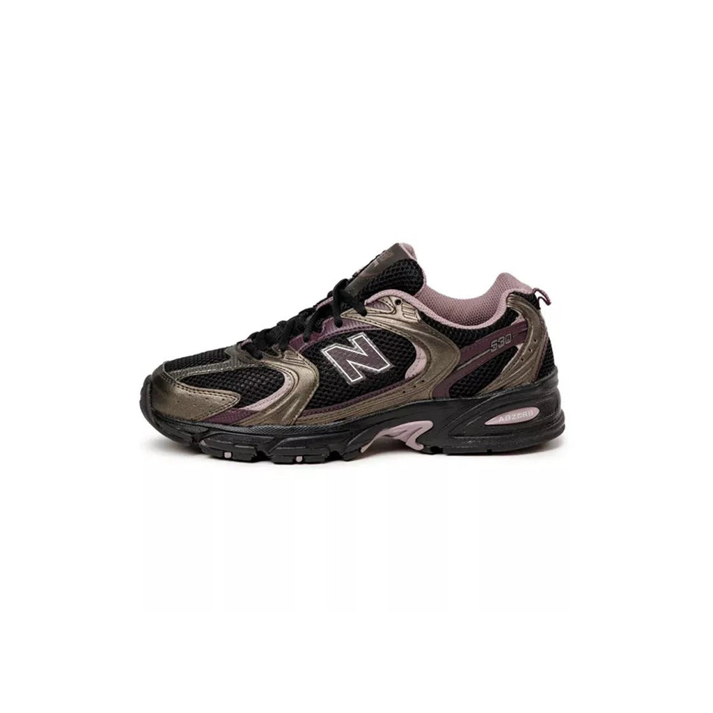 Zapatillas Mr530 - Negro/Negro Metalizado/Marrón Ciruela