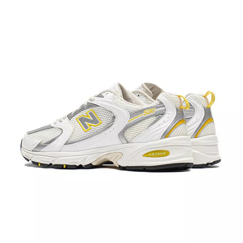 Baskets Mr530 - Blanc, Jaune, Gris