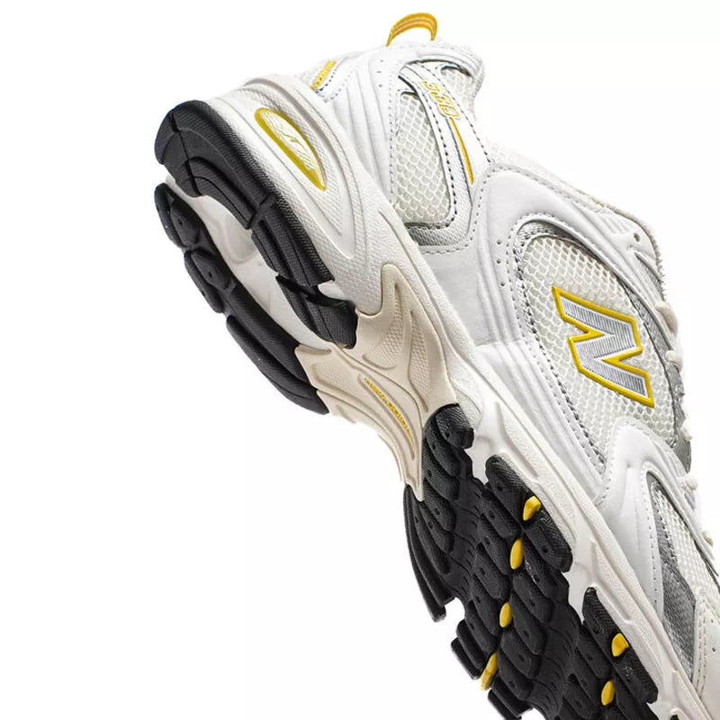 Baskets Mr530 - Blanc, Jaune, Gris