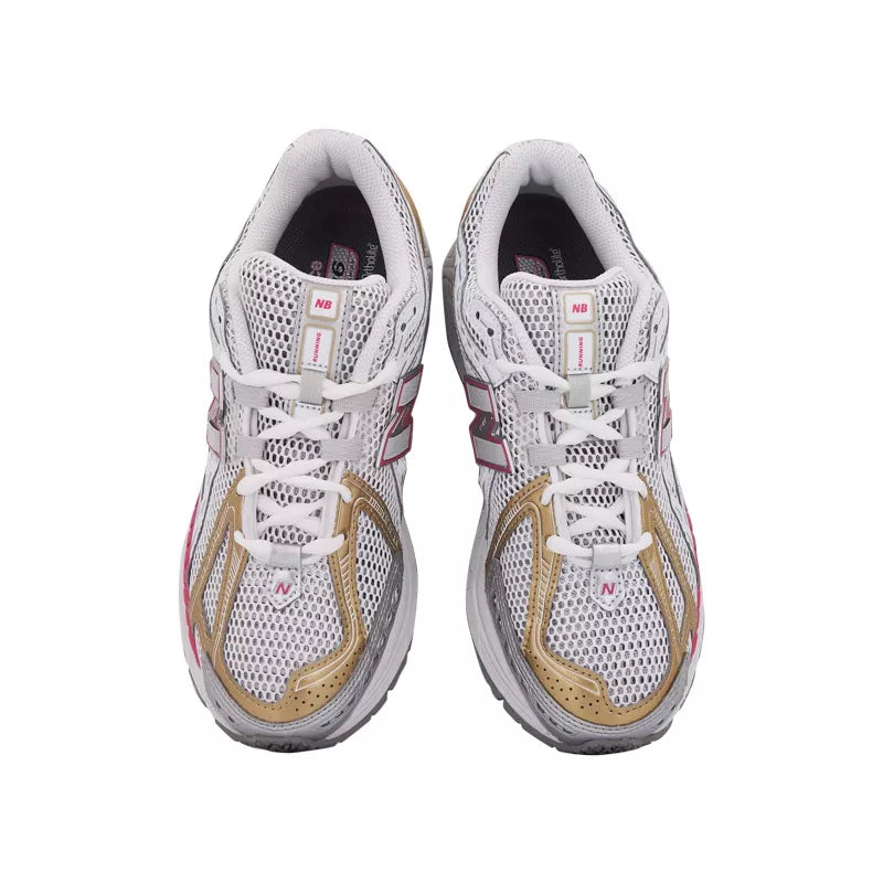 U1906 Sneakers - White, Silver, Gold
