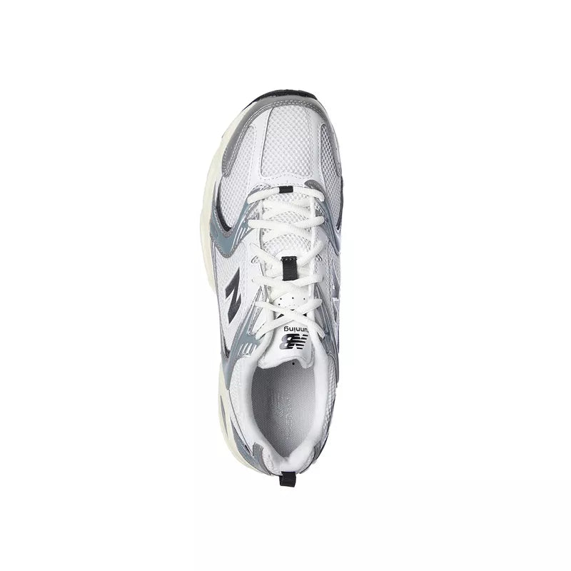 Baskets New Balance U530 - Blanc, Argent, Noir