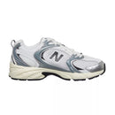 Baskets New Balance U530 - Blanc, Argent, Noir
