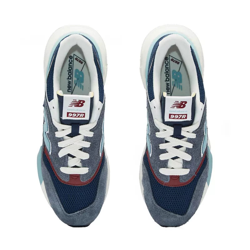 Baskets U997 - Gris, Marine, Bleu Ciel, Bordeaux