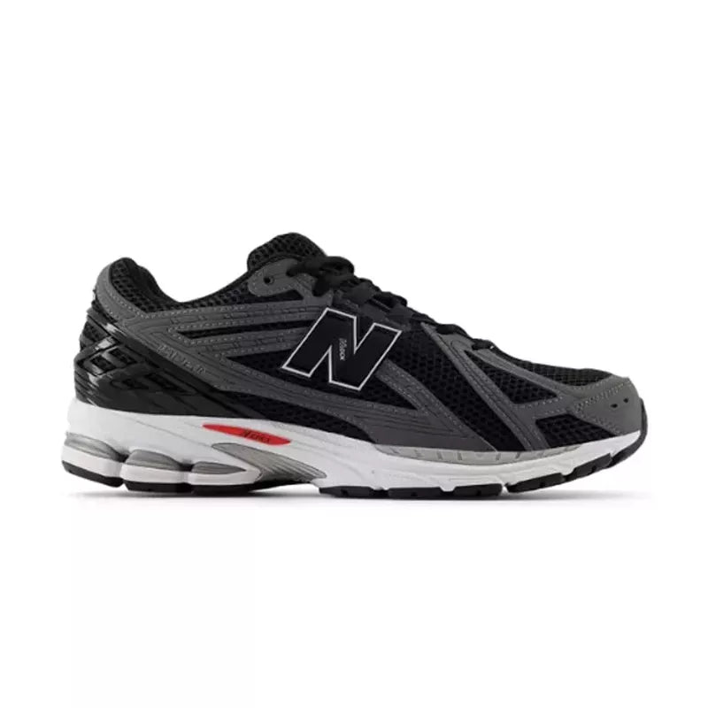 Black, Gray, White Sneakers.