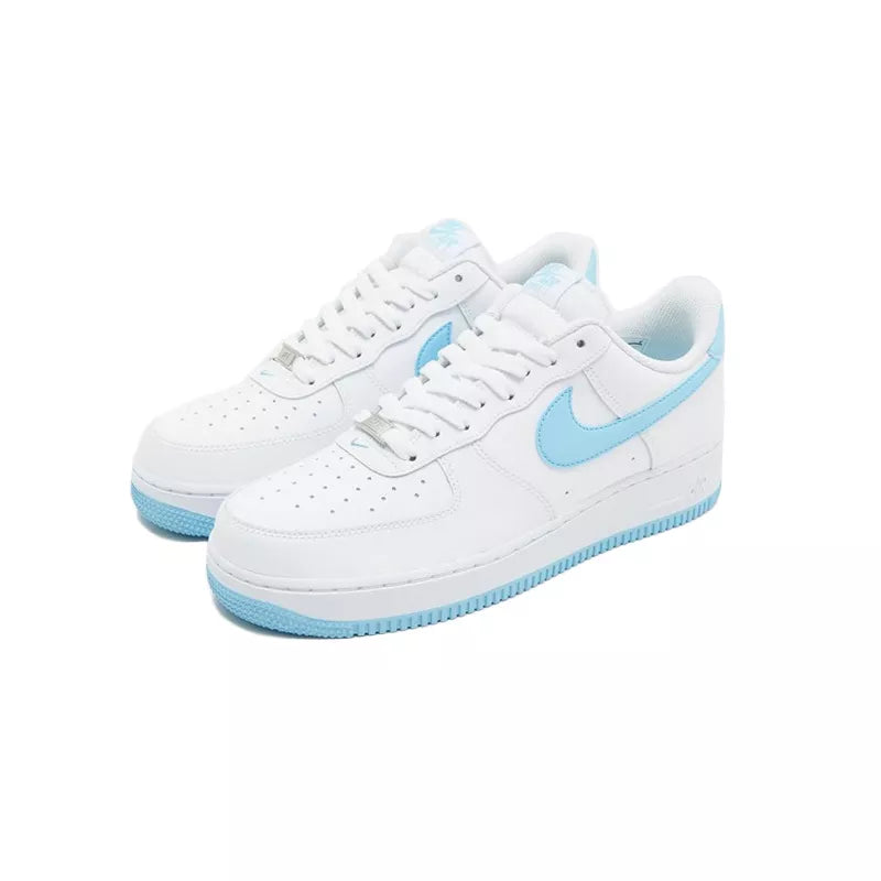 Baskets Air Force 1 07 - Blanc Bleu