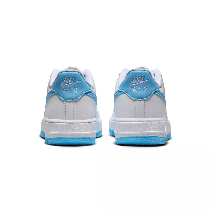 Zapatillas Air Force 1 (Gs) - Blanco y azul cielo