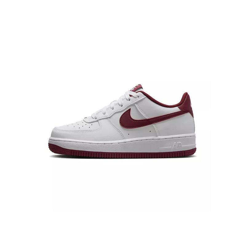 Nike - Baskets Air Force 1 (Gs) - Blanc Et Rouge - Femme