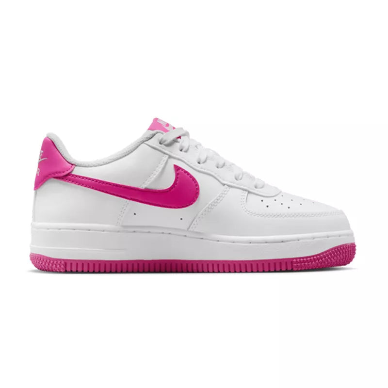 Zapatillas Air Force 1 (Gs) - Blanco y rosa