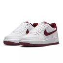 Nike - Baskets Air Force 1 (Gs) - Blanc Et Rouge - Femme