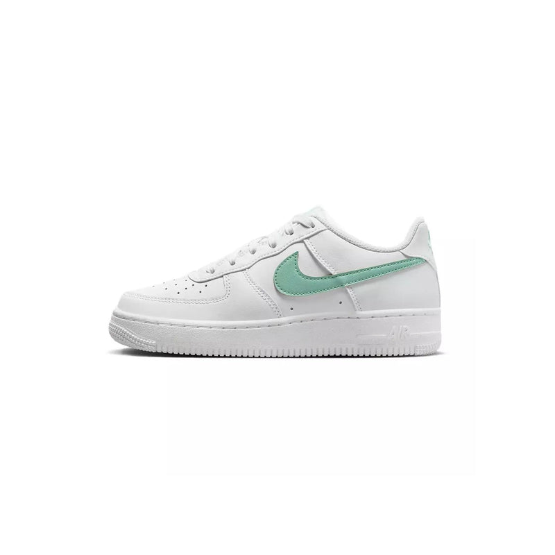 Nike - Baskets Air Force 1 Junior - Blanc Et Vert - Femme