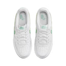 Nike - Baskets Air Force 1 Junior - Blanc Et Vert - Femme