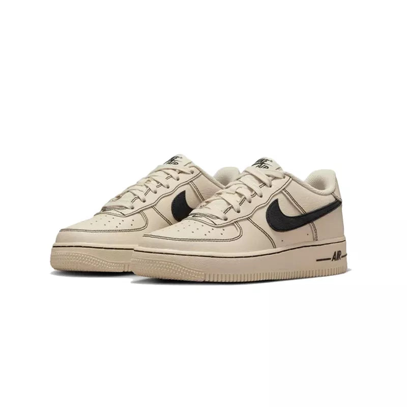 Baskets Nike Air Force 1 Lv8 Gs - Kaki Clair, Noir