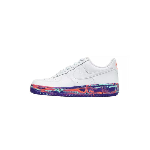 Zapatillas Nike Air Force 1 Lv8 - Blanco, Naranja.