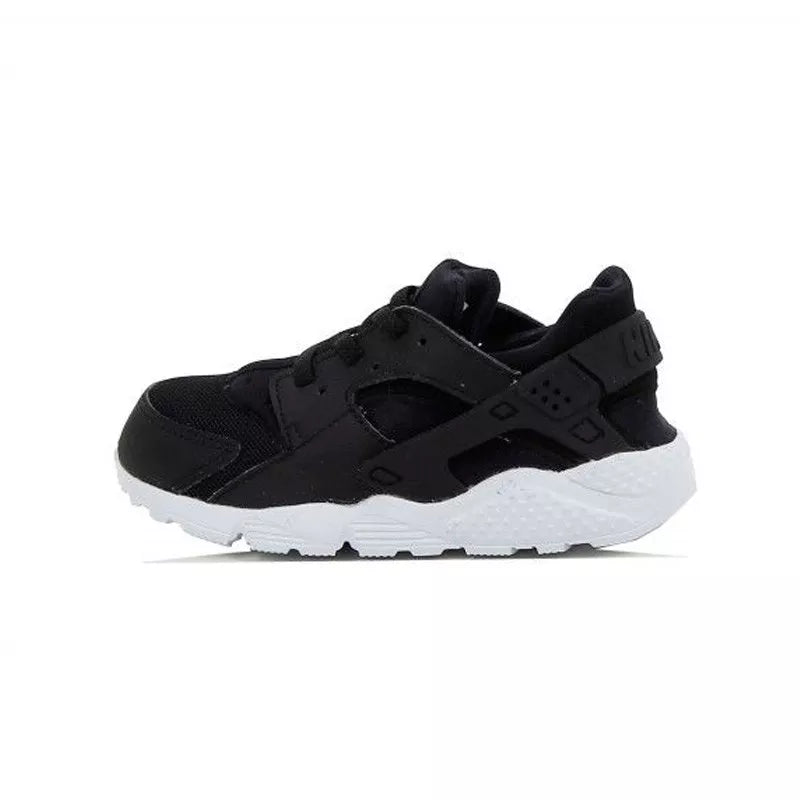 Baskets Nike Air Huarache Run Bébé (Td) - Noir/Blanc