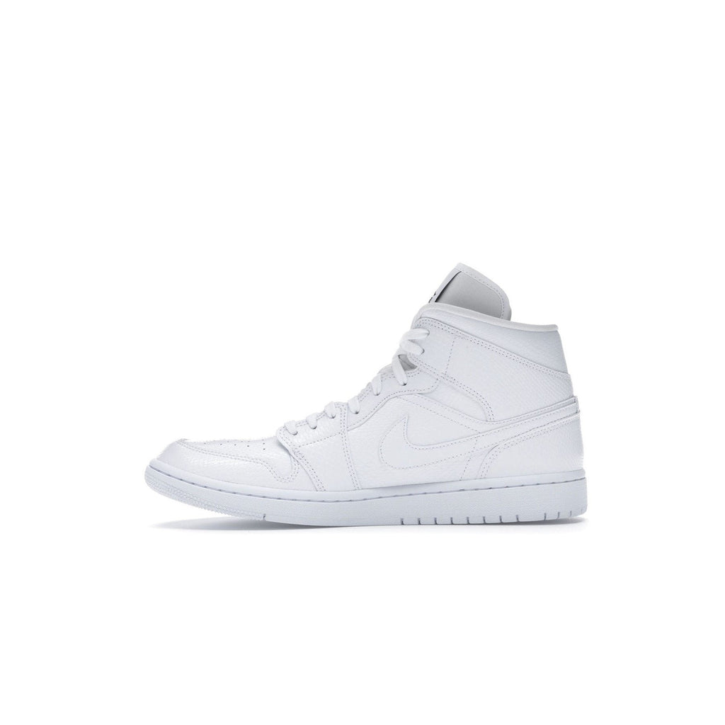 Baskets Nike Air Jordan 1 Mid - Blanc - Femme