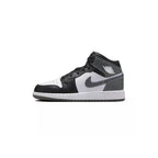Baskets Nike Air Jordan 1 Mid Gs - Noir Et Bleu