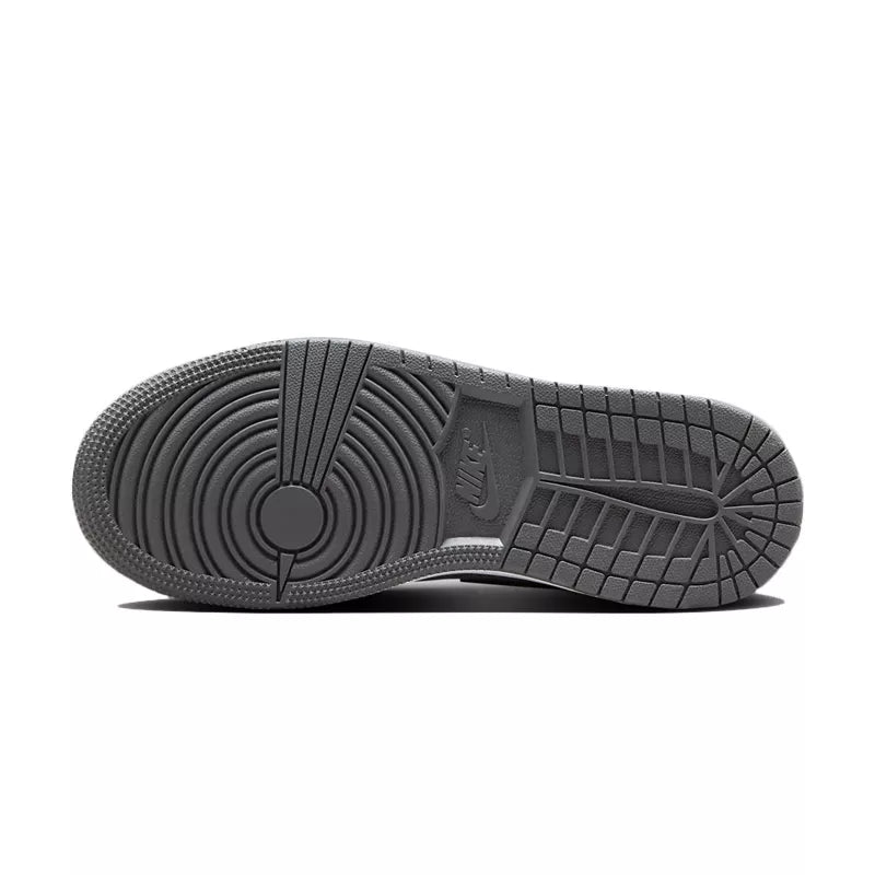 Baskets Nike Air Jordan 1 Mid Gs - Noir Et Bleu