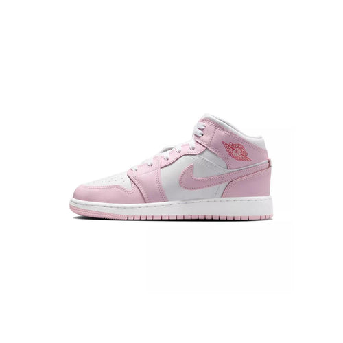 Nike Air Jordan 1 Mid Gs Sneakers - Pink/White