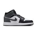 Baskets Nike Air Jordan 1 Mid Gs - Noir Et Bleu