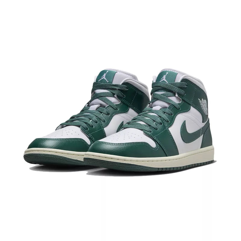 Nike Air Jordan 1 Mid Zapatillas - Blanco/Verde