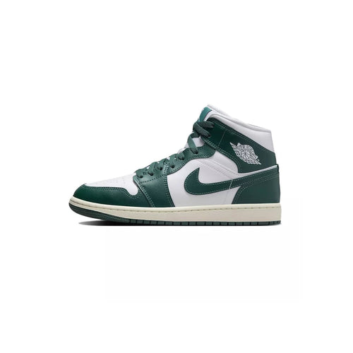 Nike Air Jordan 1 Mid Sneakers - White/Green
