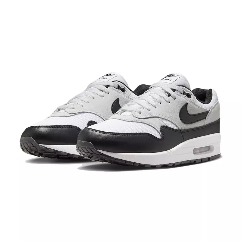 Baskets Nike Air Max 1 Essential - Blanc/Argent/Noir