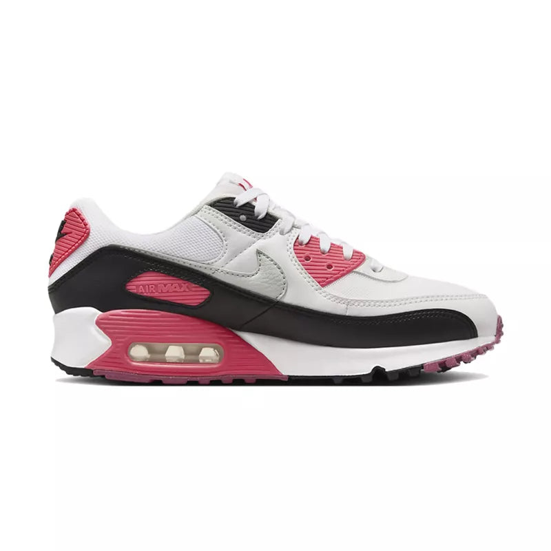 Nike Air Max 90 Essential Zapatillas - Blanco, Rosa, Negro, Plata