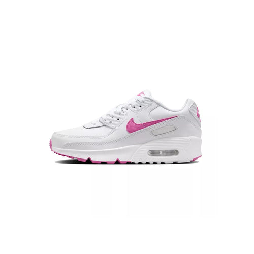 Nike Air Max 90 Gs Sneakers - White/Fuchsia