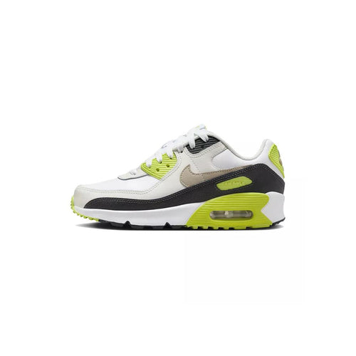 Nike Air Max 90 Gs Zapatillas - Blanco/Gris/Verde Fluo