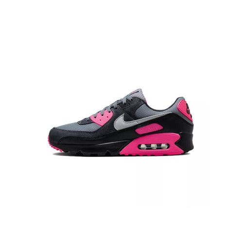 Nike Air Max 90 Sneakers - Grey, Black, Pink.