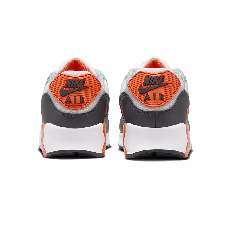 Baskets Nike Air Max 90 - Blanc/Gris/Fluo Orange