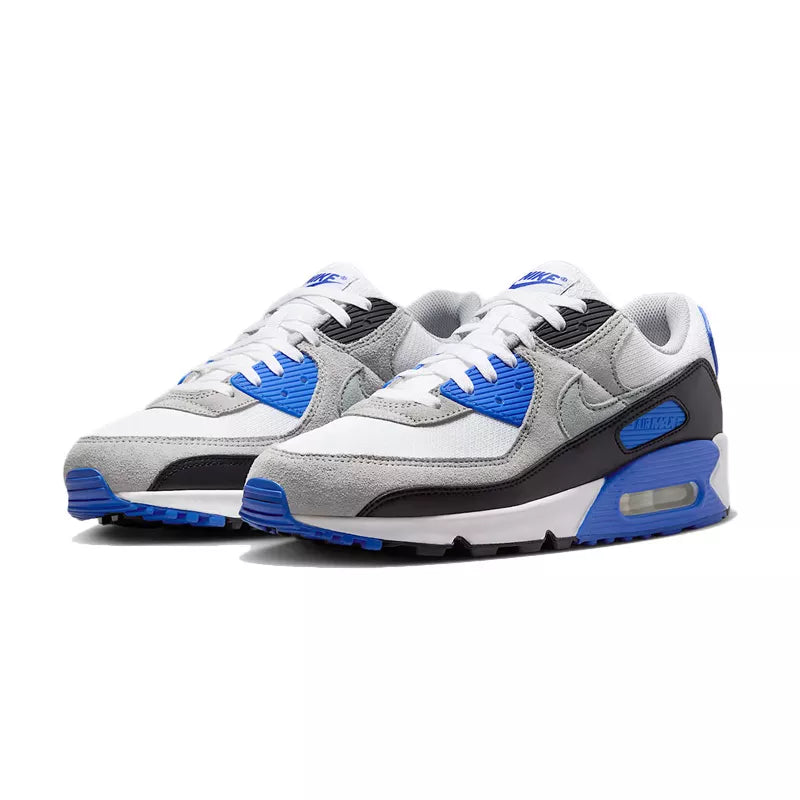 Baskets Nike Air Max 90 - Blanc/Bleu/Gris