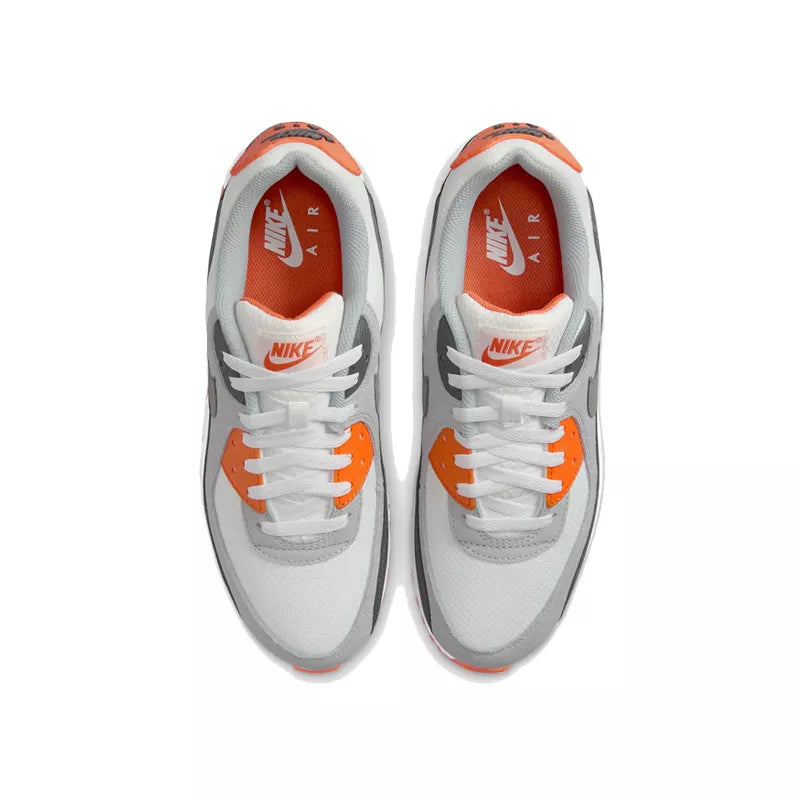 Nike Air Max 90 Zapatillas - Blanco/Gris/Naranja Fluo