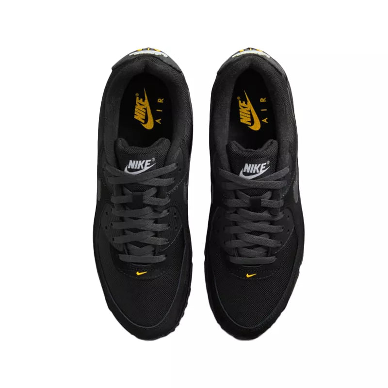 Baskets Nike Air Max 90 - Noir, Jaune, Blanc