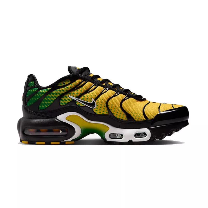 Baskets Nike Air Max Plus - Jaune, Vert, Noir, Blanc