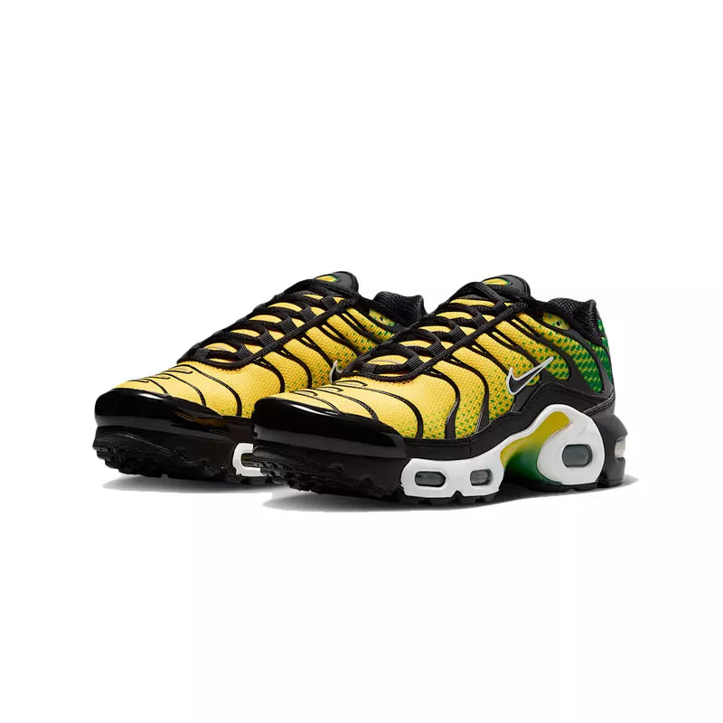 Baskets Nike Air Max Plus - Jaune, Vert, Noir, Blanc