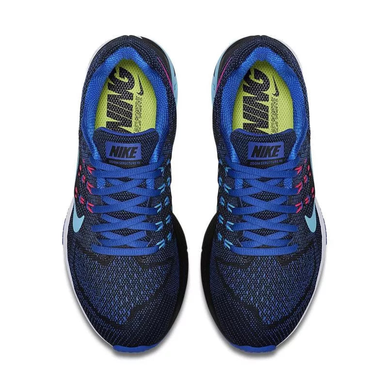 Baskets Nike Air Zoom Structure 18 - Noir/Bleu Roi