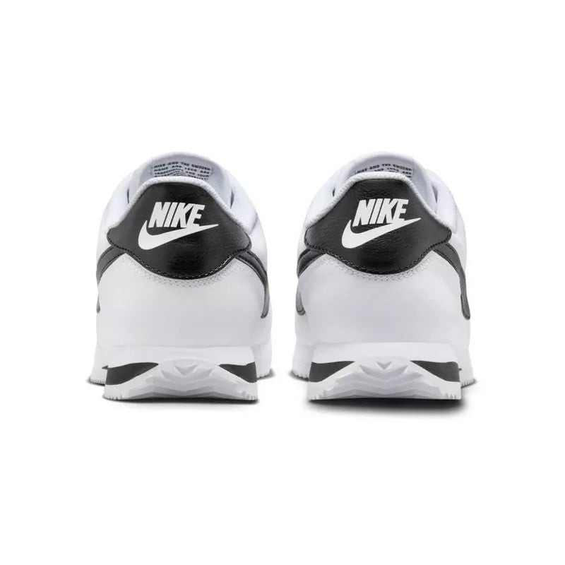 Zapatillas Nike Cortez Basic de cuero - Blanco/Negro