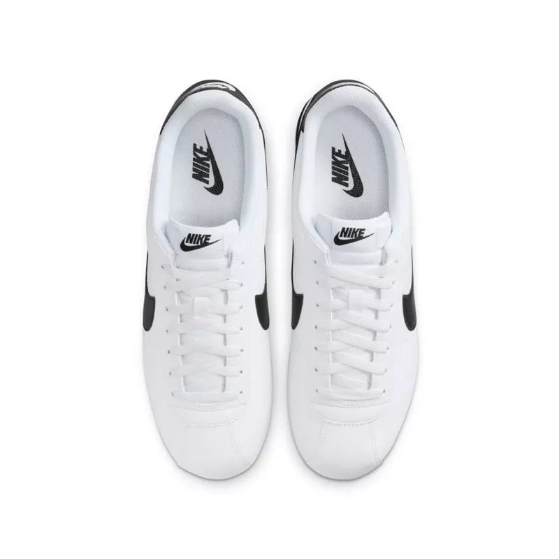 Zapatillas Nike Cortez Basic de cuero - Blanco/Negro