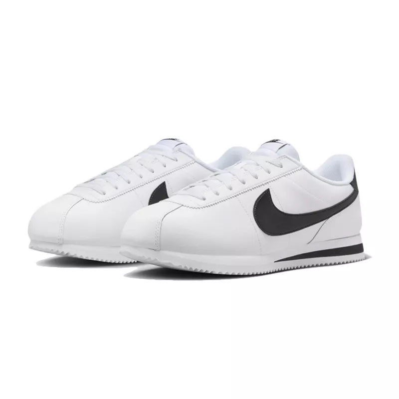 Zapatillas Nike Cortez Basic de cuero - Blanco/Negro