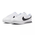 Zapatillas Nike Cortez Basic de cuero - Blanco/Negro