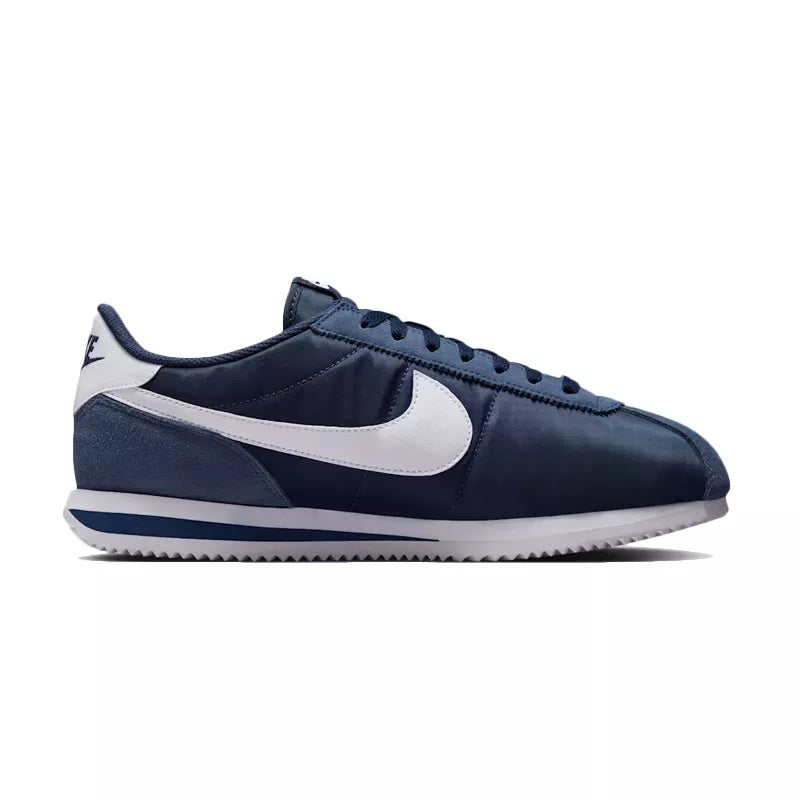 Baskets Nike Cortez Basic Nylon - Marine Blanc