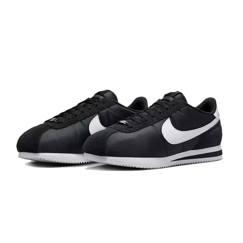 Baskets Nike Cortez Basic Nylon - Noir/Blanc