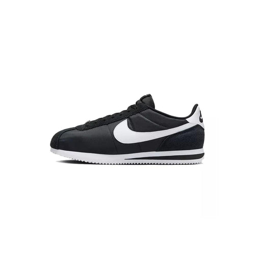 Nike Cortez Basic Nylon Sneakers - Black/White