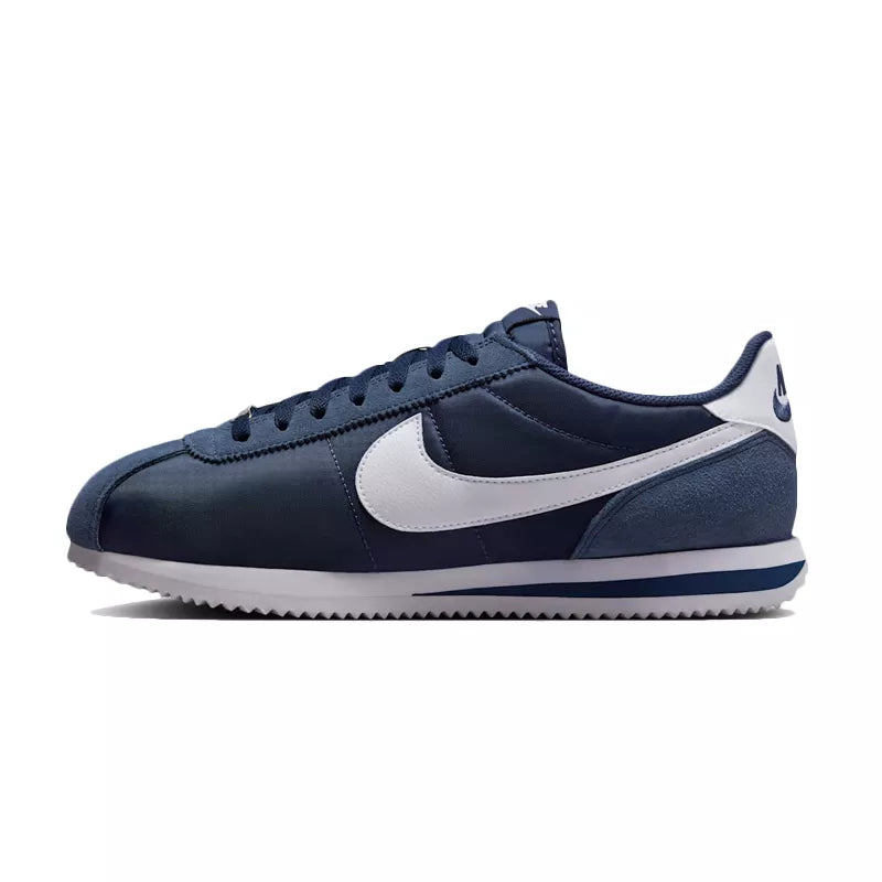 Baskets Nike Cortez Basic Nylon - Marine Blanc